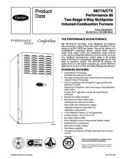Carrier 58CTA 58CTX 3PD Gas Furnace Owners Manual page 1