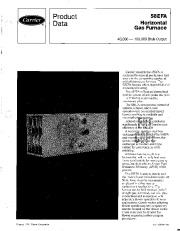 Carrier 58EFA 1PD Gas Furnace Owners Manual page 1