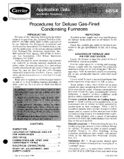 Carrier 58SX 1XA Gas Furnace Owners Manual page 1