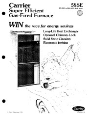 Carrier 58SE 1P Gas Furnace Owners Manual page 1