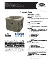 Carrier 25hcb5 1pd Heat Air Conditioner Manual page 1
