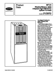 Carrier 58TUA 5PD Gas Furnace Owners Manual page 1