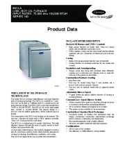 Carrier 58CLA 6PD Gas Furnace Owners Manual page 1