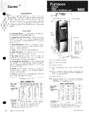 Carrier 58BA 58BV 1P Gas Furnace Owners Manual page 1