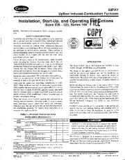 Carrier 58PA 3SI Gas Furnace Owners Manual page 1