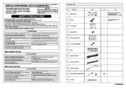 Mitsubishi RG79B202G03 Air Conditioner Installation Manual page 1